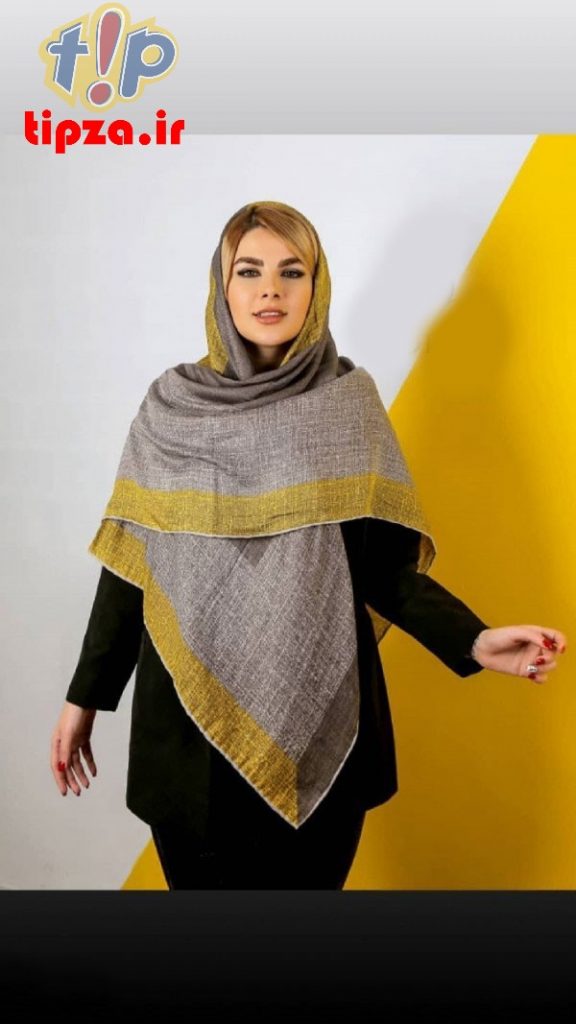 چند مدل روسری نخی شیک با طرح و رنگ جذاب