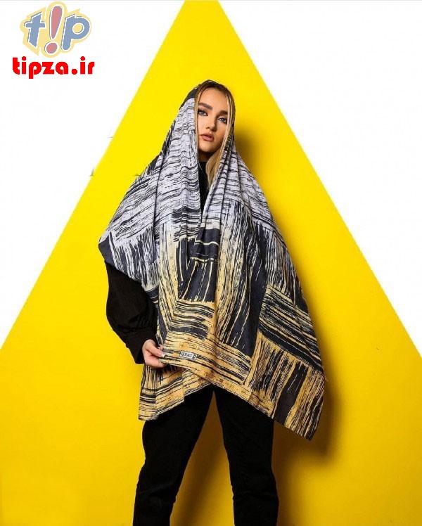 چند مدل روسری نخی شیک با طرح و رنگ جذاب