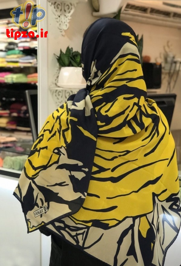 چند مدل روسری نخی شیک با طرح و رنگ جذاب