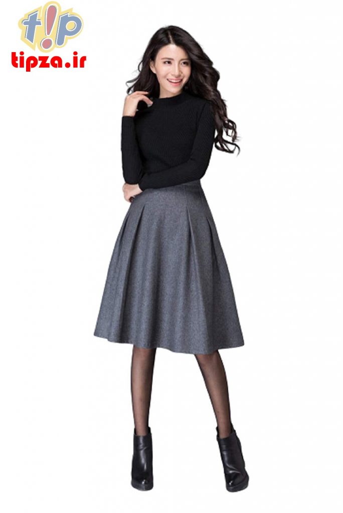دامن بلند و بلوز