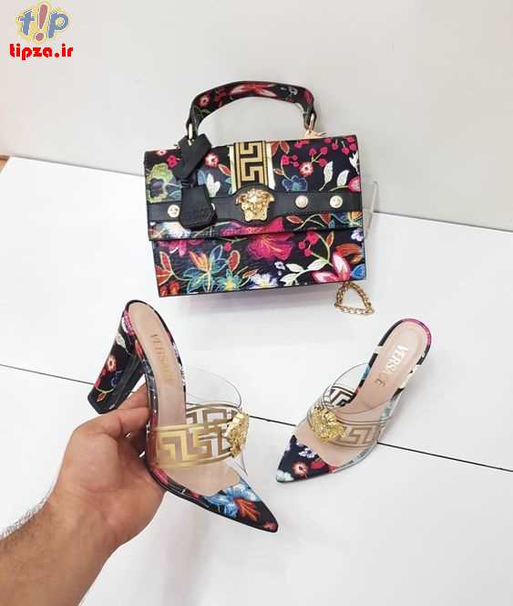 استایل رسمی زنانه با کیف وکفش