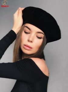 آموزش استایل با کلاه برت زنانه