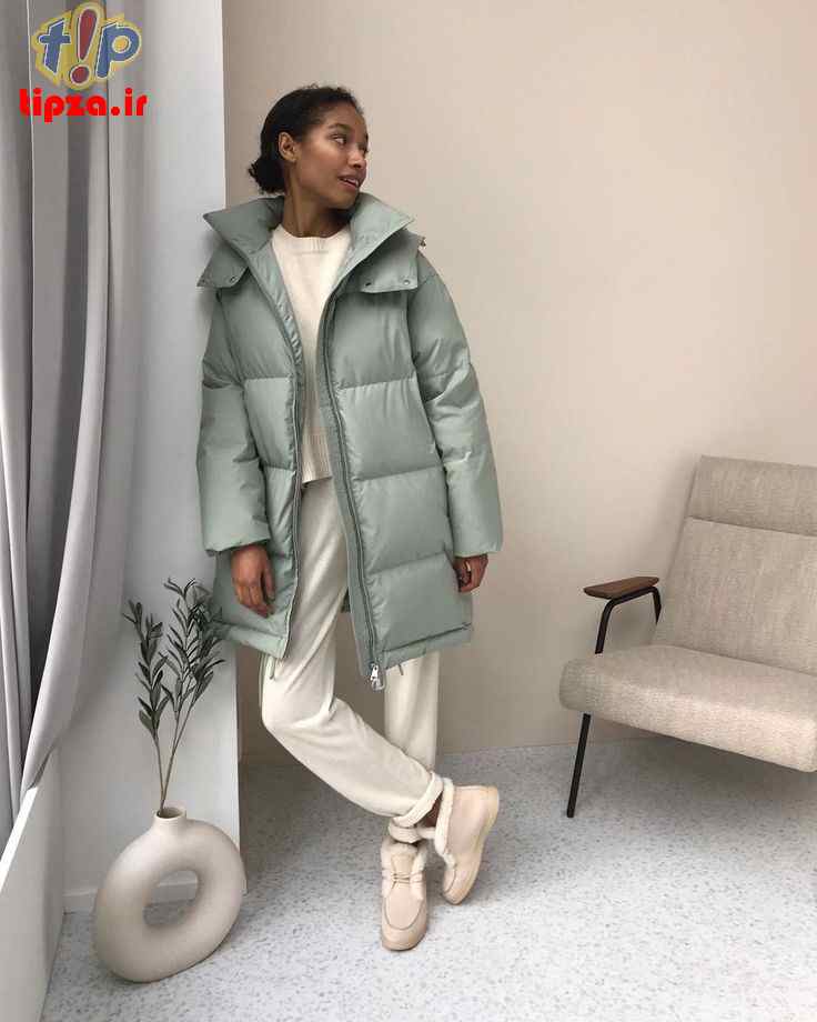 استایل با پافر بلند