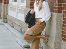 ایده استایل زمستانه زنانه با شلوار جیر