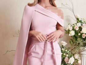 مدل لباس آستین یکطرفه مجلسی برای خانم ها