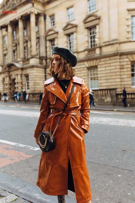 ایده لباس بیرونی رنگارنگ برای پاییز