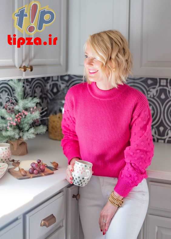 6 روش برای استایل کردن ژاکت های صورتی 2024