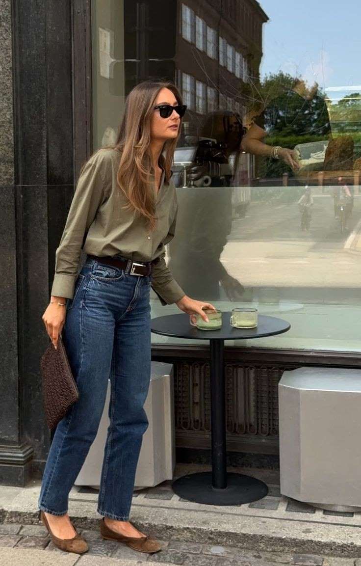 کفش باله چرمی تخت